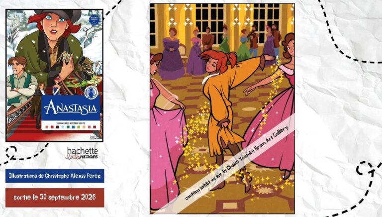 Иллюстрация 5 из раскраски Hachette «Анастасия»