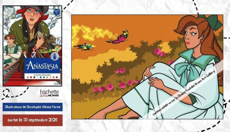 Иллюстрация 9 из раскраски Hachette «Анастасия»