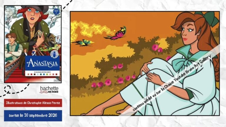Иллюстрация из раскраски Hachette «Анастасия» — кадр 13 из полного обзора