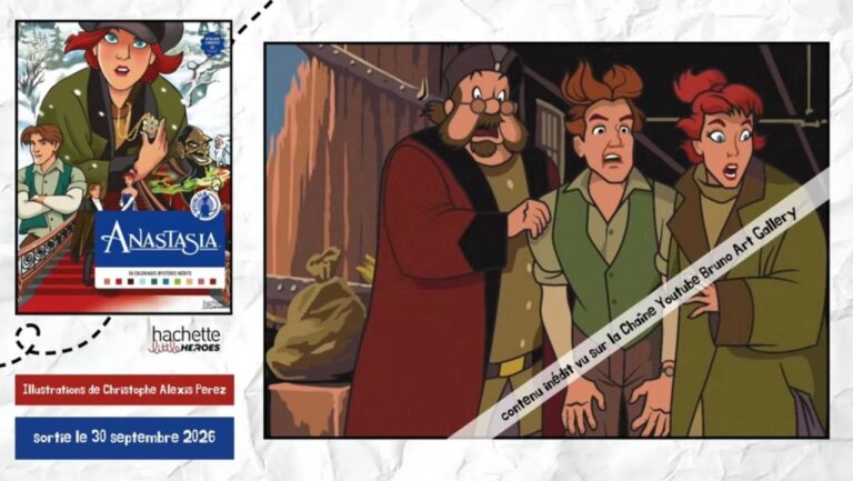 Иллюстрация из раскраски Hachette «Анастасия» — кадр 15 из полного обзора