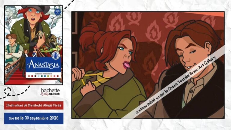 Иллюстрация из раскраски Hachette «Анастасия» — кадр 16 из полного обзора