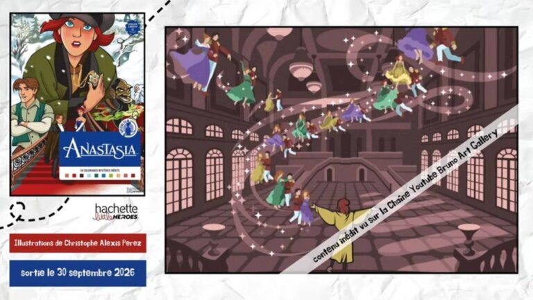Иллюстрация из раскраски Hachette «Анастасия» — кадр 21 из полного обзора