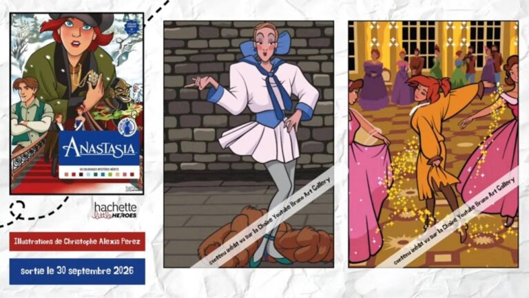 Иллюстрация из раскраски Hachette «Анастасия» — кадр 22 из полного обзора