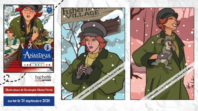 Иллюстрация из раскраски Hachette «Анастасия» — кадр 23 из полного обзора