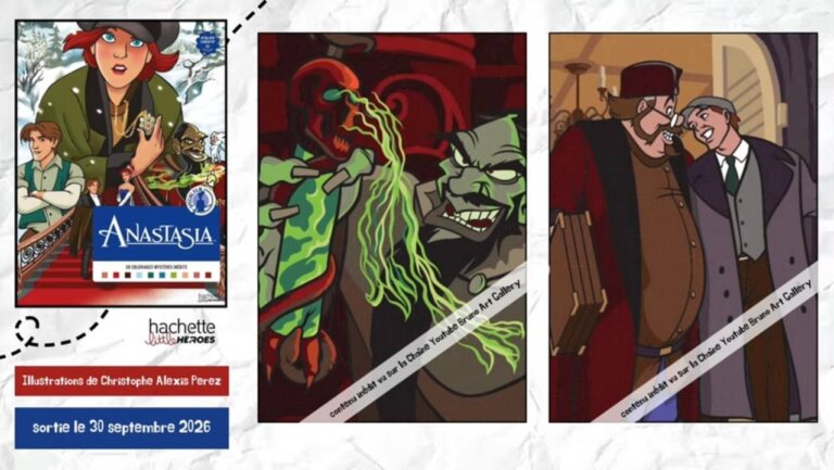 Иллюстрация из раскраски Hachette «Анастасия» — кадр 25 из полного обзора