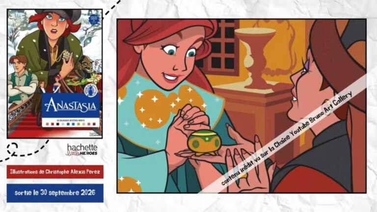 Иллюстрация из раскраски Hachette «Анастасия» — кадр 26 из полного обзора