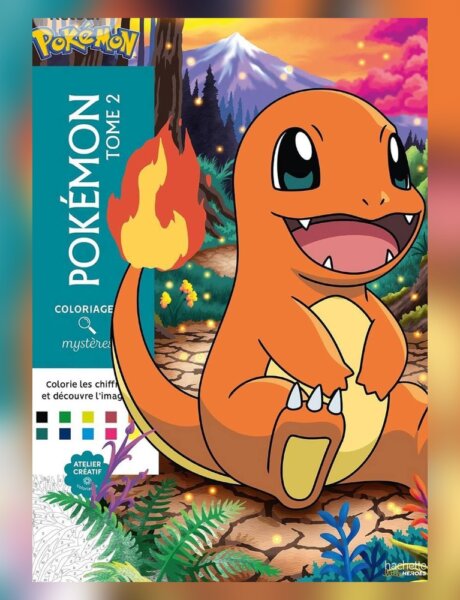 Раскраска Hachette «Pokémon. Том 2» — все иллюстрации